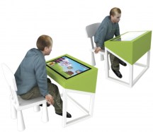 Pupitre tactile éducatif COLORMIX 22